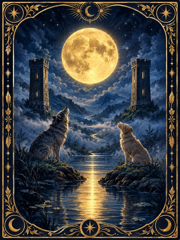 Demo tarot card for the animation tool